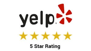 Yelp Rated 5 Star Business